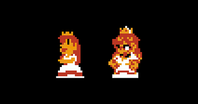 NES Peach Challenge design game gamedev illustration pixel pixelart retro