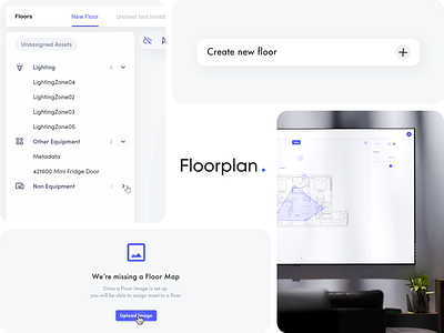 Floorplan by Unravel asset management building automation device management facilities management floor editor floor plan ui iot dashboard iot ui smart building smart home smart living space planning user interface
