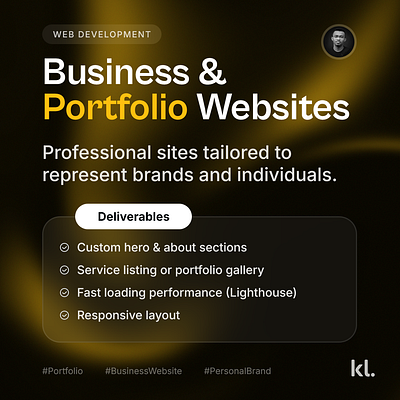 Web Development businesswebsite cms customdev ecommerce landingpages onlinestore personalbranding portfolio shopui solutions webapp wordpress