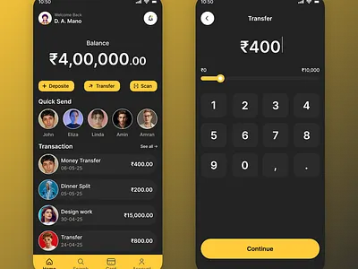 Mobile Banking App dailyui figma mobileapp ui uidesign uiux uiuxdesign ux uxdesign