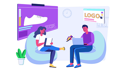 Engaging Animation of Collaborative Shoe Design Process animation arts characters collaboration colors concept creativity design digital dynamics effects fun graphics movement playful storyboard style teamwork