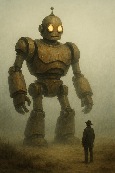 Meeting with a giant robot giatrobot meettherobot peopleandrobot robot