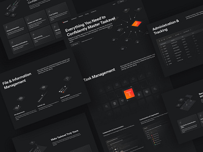 Taskavel — Project Management UI design ui ux