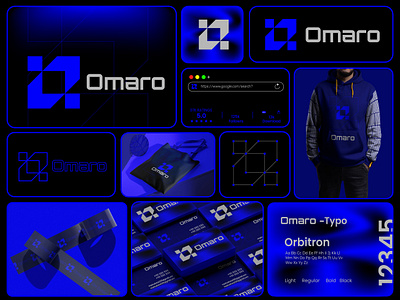 Omaro Tech Modern Logo Design animation app bran design brand identity branding colourful logo creative logo design graphic design identity design illustration logo logo design logos minimal logo modern logo motion graphics typography ui vector