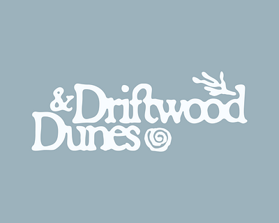 DRIFTWOOD & DUNES LOGO branding coastal elegant elegant logo graphic design high end logo logo logo design luxury luxury design luxury logo organic logo refined logo sustainable timeless timeless logo