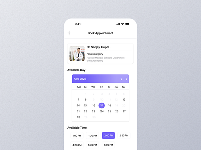 Book Appointment Mobile App Ui app appointment app appointment dashboard appointment design appointment details appointment experience appointment interface appointment mobile appointment option appointment page appointment screen appointment setting appointment view appointment widget book appointment book appointment ui graphic design mobile screen ui