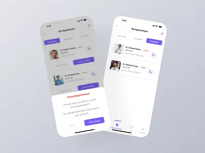 Cancel Appointment Mobile App Ui app appointment app appointment design appointment details appointment experience appointment interface appointment mobile appointment option appointment page appointment screen appointment setting appointment ui appointment view appointment widget cancel appointment cancel appointment app graphic design mobile screen ui