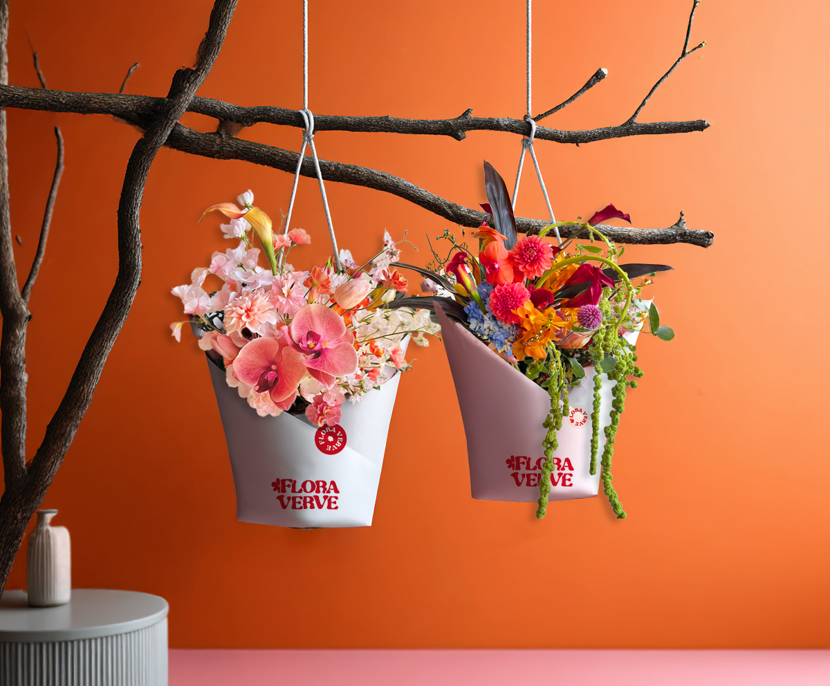 Visual Identity for a Modern Flower Store adobe illustrator adobe photoshop brand identity branding graphic design logo design logodesign logotype visual identity