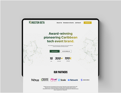 Kingston Beta design figma ui user experience userinterface webdesign