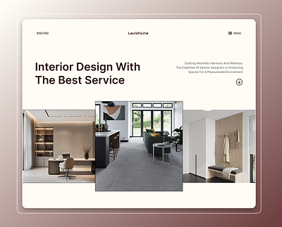 LavishLine Landing Page creative webdesign daily webdesign design figma figma design figma inspiration figma website freelancer webdesign hero section design interior design studio interior design studio website interior website landing page landingpage design read estate website ui uiux