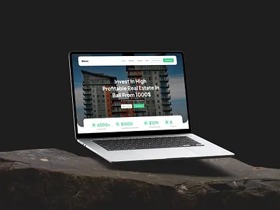 Real Estate Website - Landing Page - UI UX Design branding landing page ui ux design website design