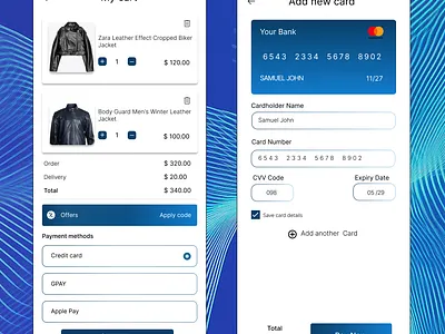 #Daily UI 002-Credit Card Checkout page checkout dailyui mobilescreen mobileui ui