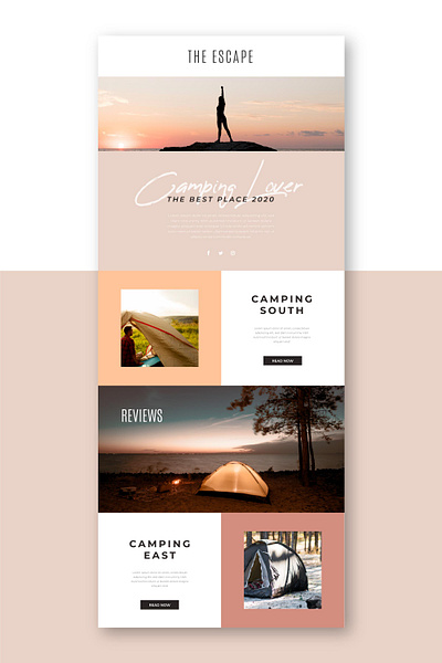 Email Template - Nency / Egypt branddesign campaigndesign creativedirection designtrends emaildesign emailinspiration emaillayout emailui flatdesign htmlnewsletter interactiondesign marketingemail minimaldesign moderndesign travelui uiinspiration uxdesign visualdesign webdesign webinterface