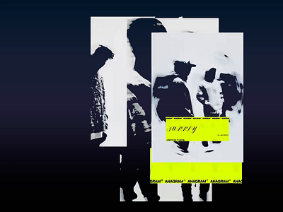 Urban Supply Visual Collage abstract design collage art concept visuals fashion concept fashion editorial graphic distortion layered textures modern layout monochrome palette print poster street branding street style typography urban culture visual collage visual glitch visual noise youth culture