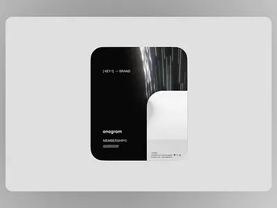 Futuristic Brand Identity Card bold contrast brand visuals futuristic layout layout card membership card minimal concept modern elegance premium branding product identity visual hierarchy