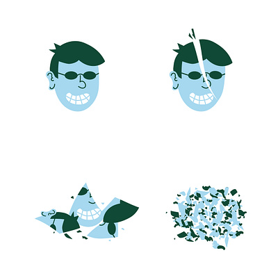 pieces cartoon illustration vector vector art vector illustration