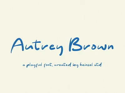 Autrey Brown Playful Font branding branding font canva commercial use cricut cricut font design digital font display font fancy font font for canva graphic design handwriting font handwritten fonts illustration logo playful font procreate fonts typeface font