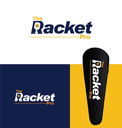 the racket pro branding graphic design logo