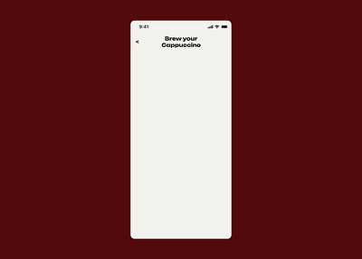 Brew: Personalized Coffee Journeys animation cappuccino coffee coffee shop creative interface figma interface microinteractions mobile app mobile design rive ui ui animation ux