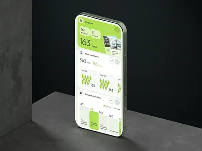 Application for Managing Construction Site Personnel app application construction figma human resources ios management personnel ui ux