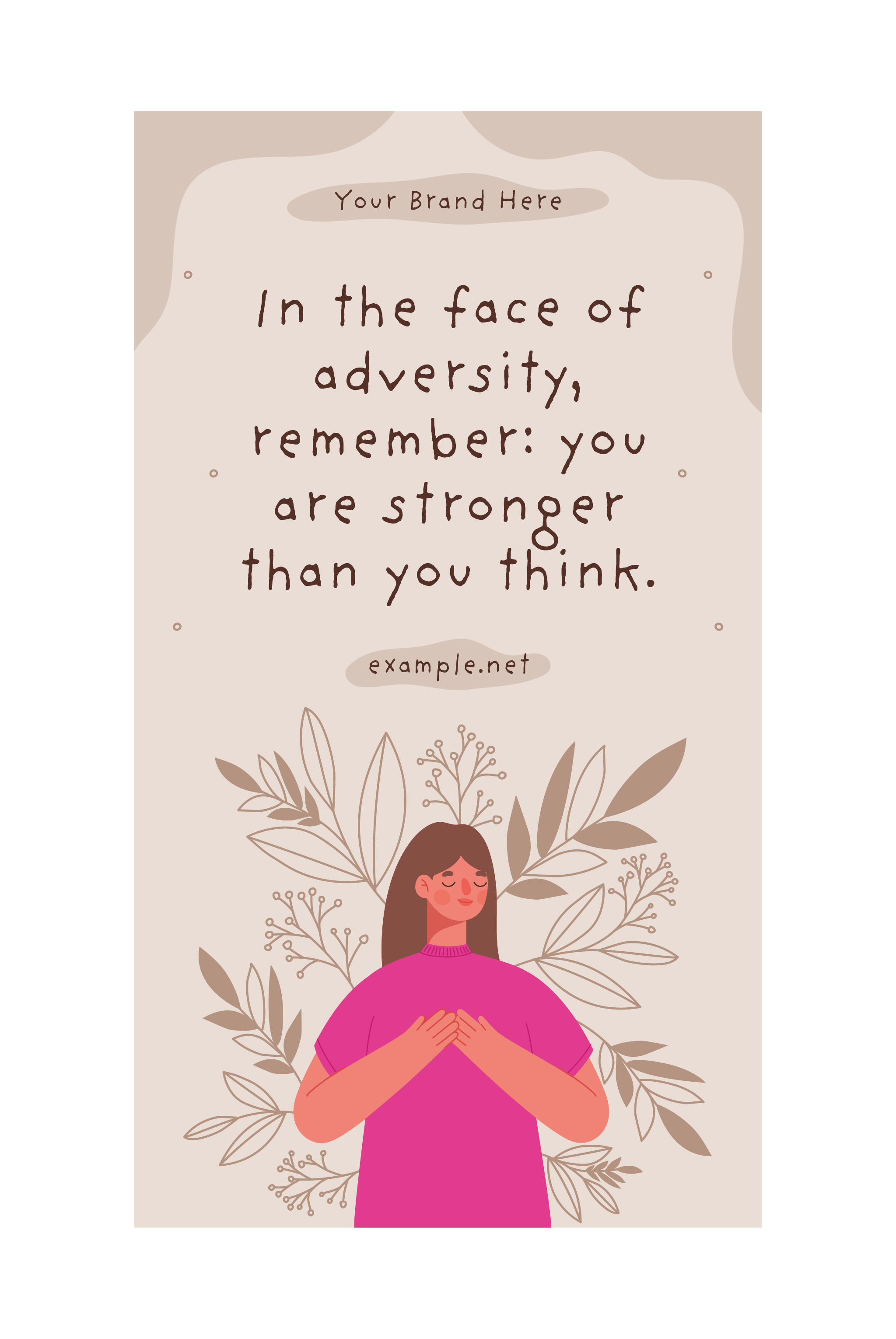 Emotional Resilience Messages Storie illustration vector