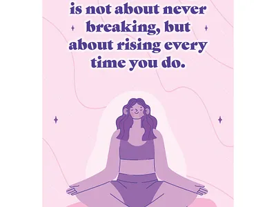 Emotional Resilience Messages Storie illustration vector