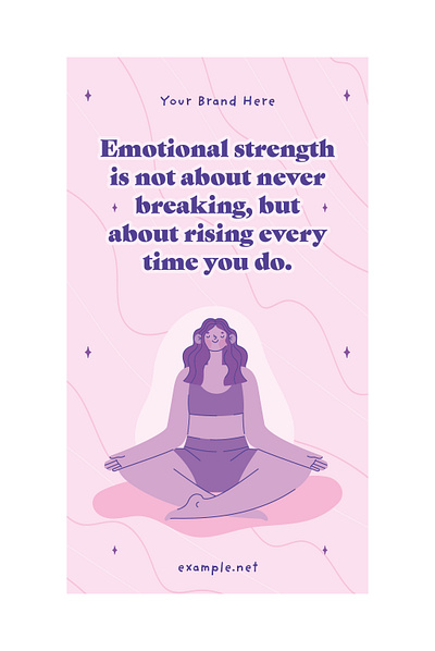 Emotional Resilience Messages Storie illustration vector
