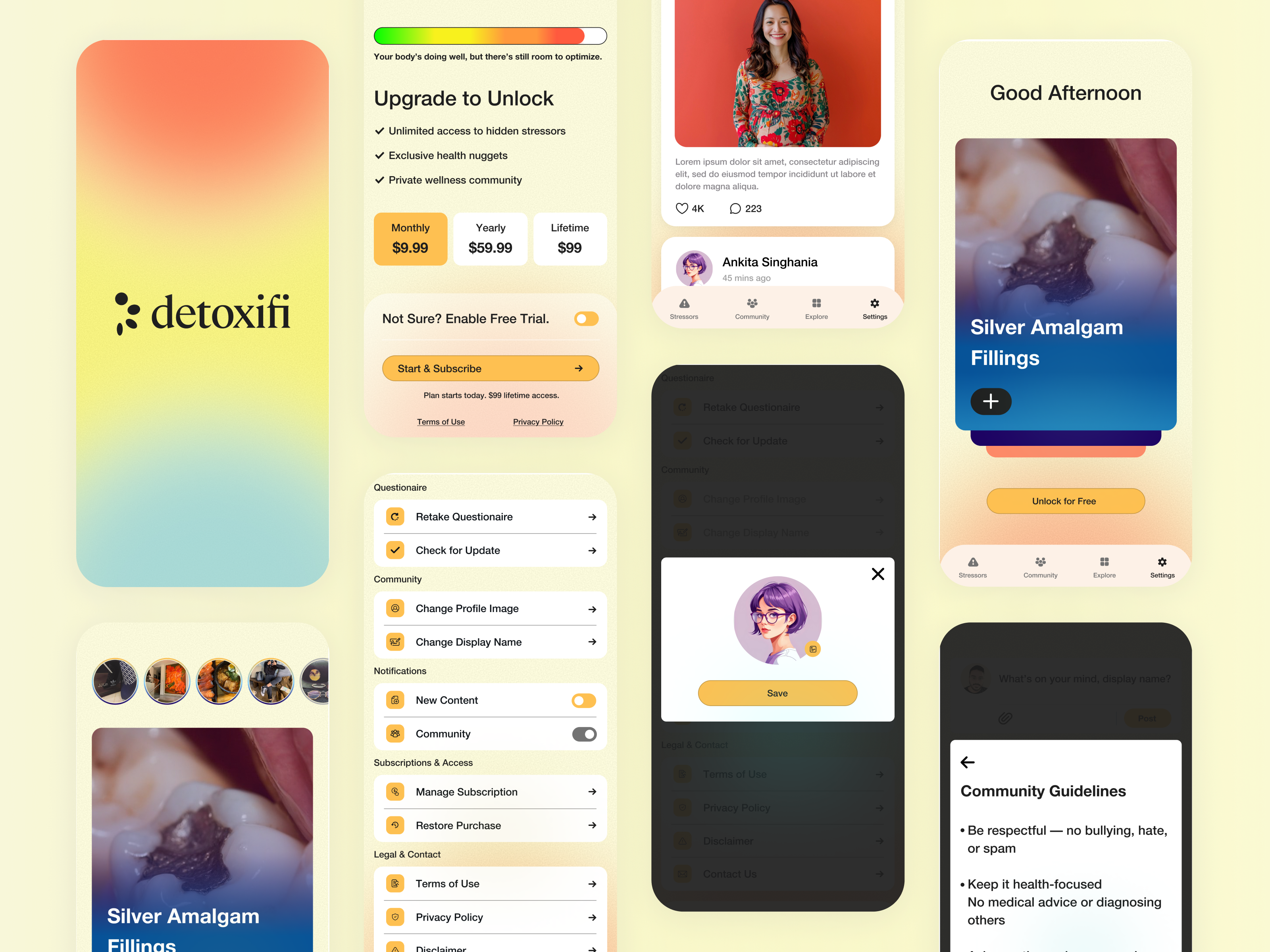 Example of Mobile App Design (8 10 Screens)