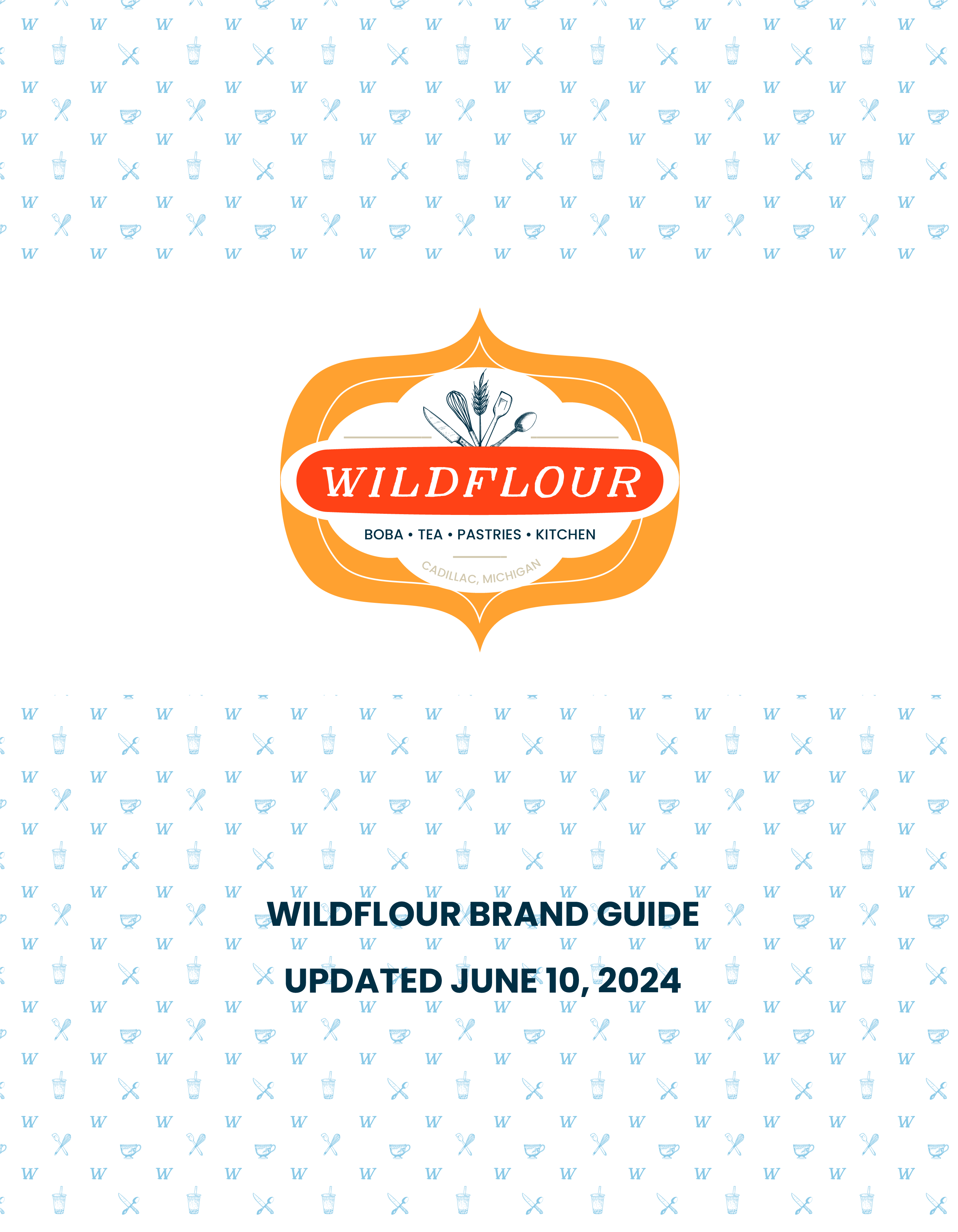 Wildflour Brand Identity branding graphic design icons identity design logo restaurant