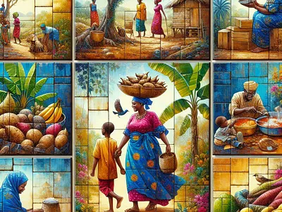 African Village lifes african village lifestyle