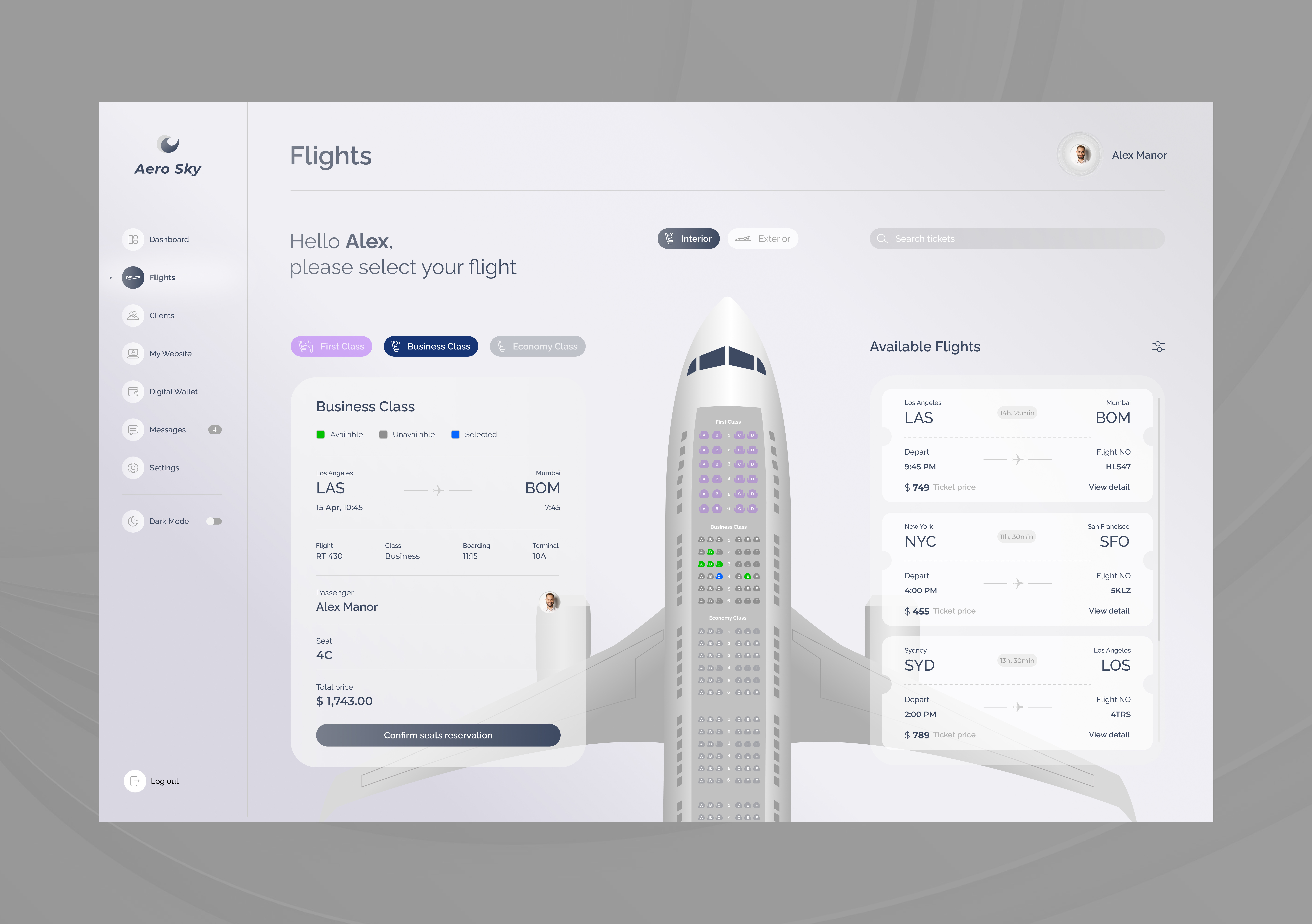 Flight Booking Management UX/UI app branding colors design experience illustration ios logo ui ux