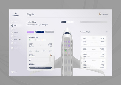 Flight Booking Management UX/UI app branding colors design experience illustration ios logo ui ux
