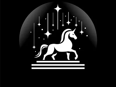 Magic horse app art branding design graphic design illustration logo vector