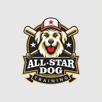 All Star Dog app art branding design graphic design illustration logo vector