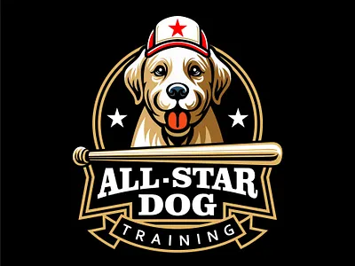 All Star Dogs app art branding design graphic design illustration logo vector