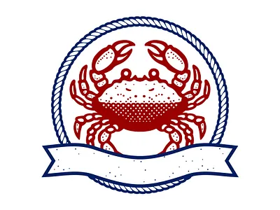 Vintage Crab app art branding design graphic design illustration logo vector