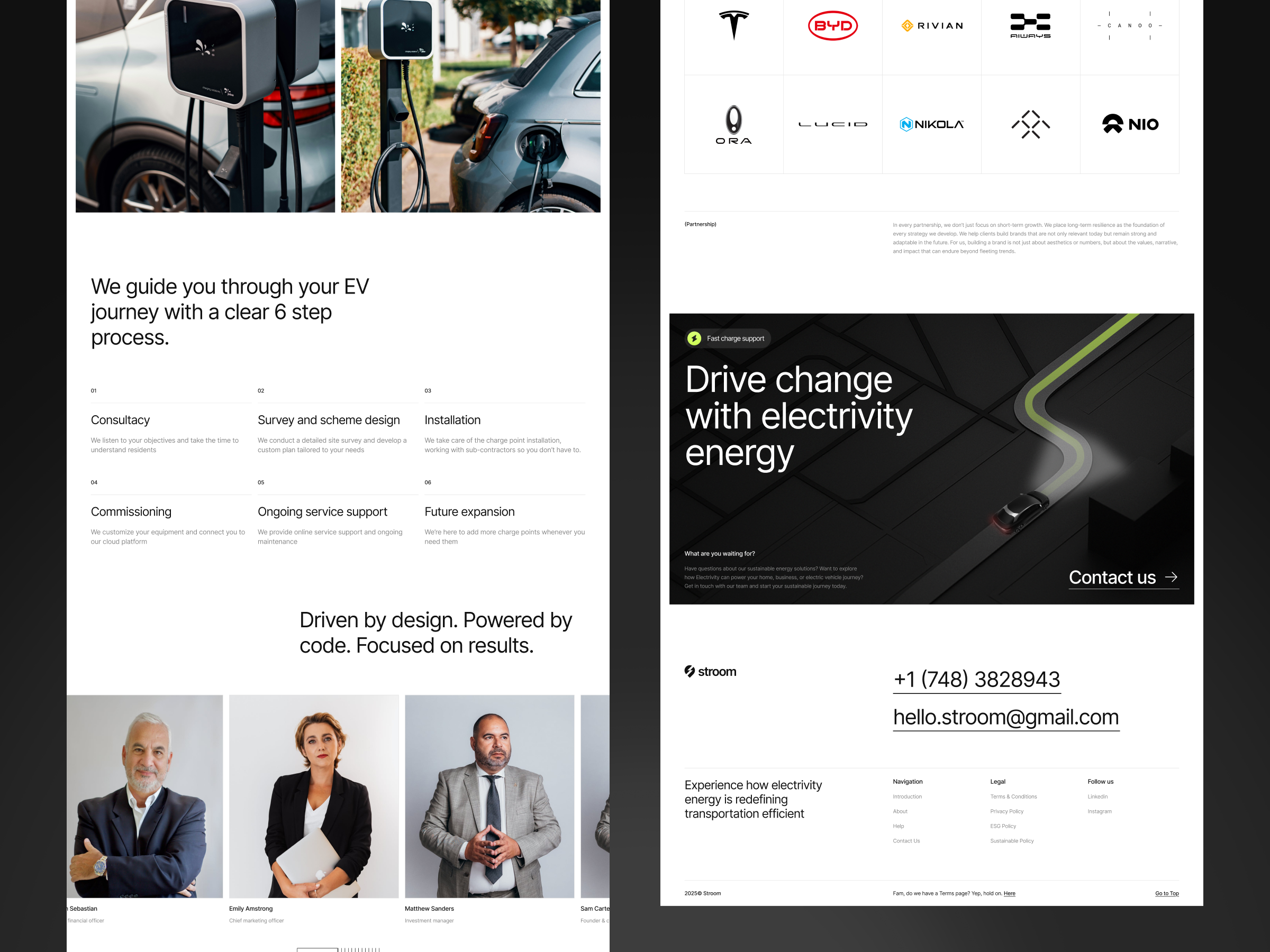Example of Landing Page Web Design ( 1 Page )
