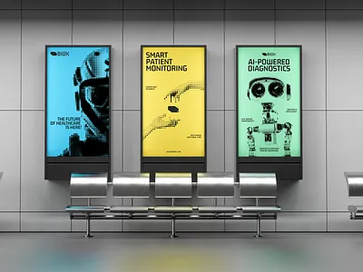 Biox AI Health Care Brand Identity ai ai assistant ai branding biox brand book brand deck branding design health care healthcare identity logo logo designer medical ai modern logo poster typography visual identity