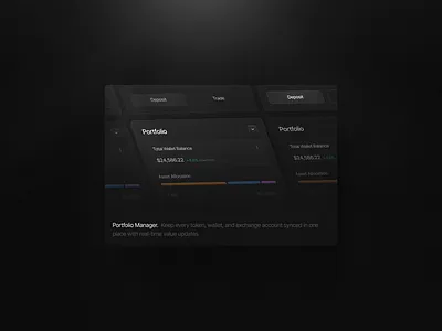 Bento Card for Crypto Platform figma ui ui design uiux ux ux design web web design website website design
