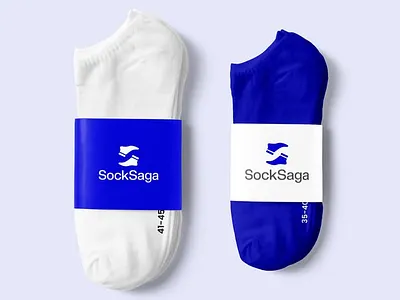 Sock's brand logo/ Sock logo / Sock branding brand design brand identity branding clothing design fashion fashion brand logo sock sock brand logo sock branding sock logo winter winter clothing