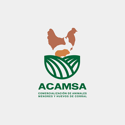 Acamsa - Branding & Social Media animals branding country design farm graphic design illustration logo vector