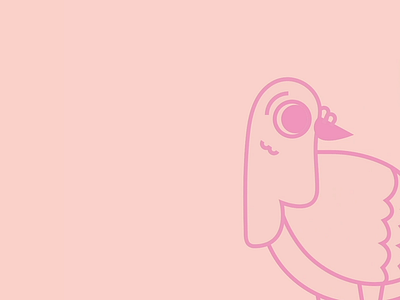 Magic pigeon animation bird character graphic design love mascot motion graphics pigeon