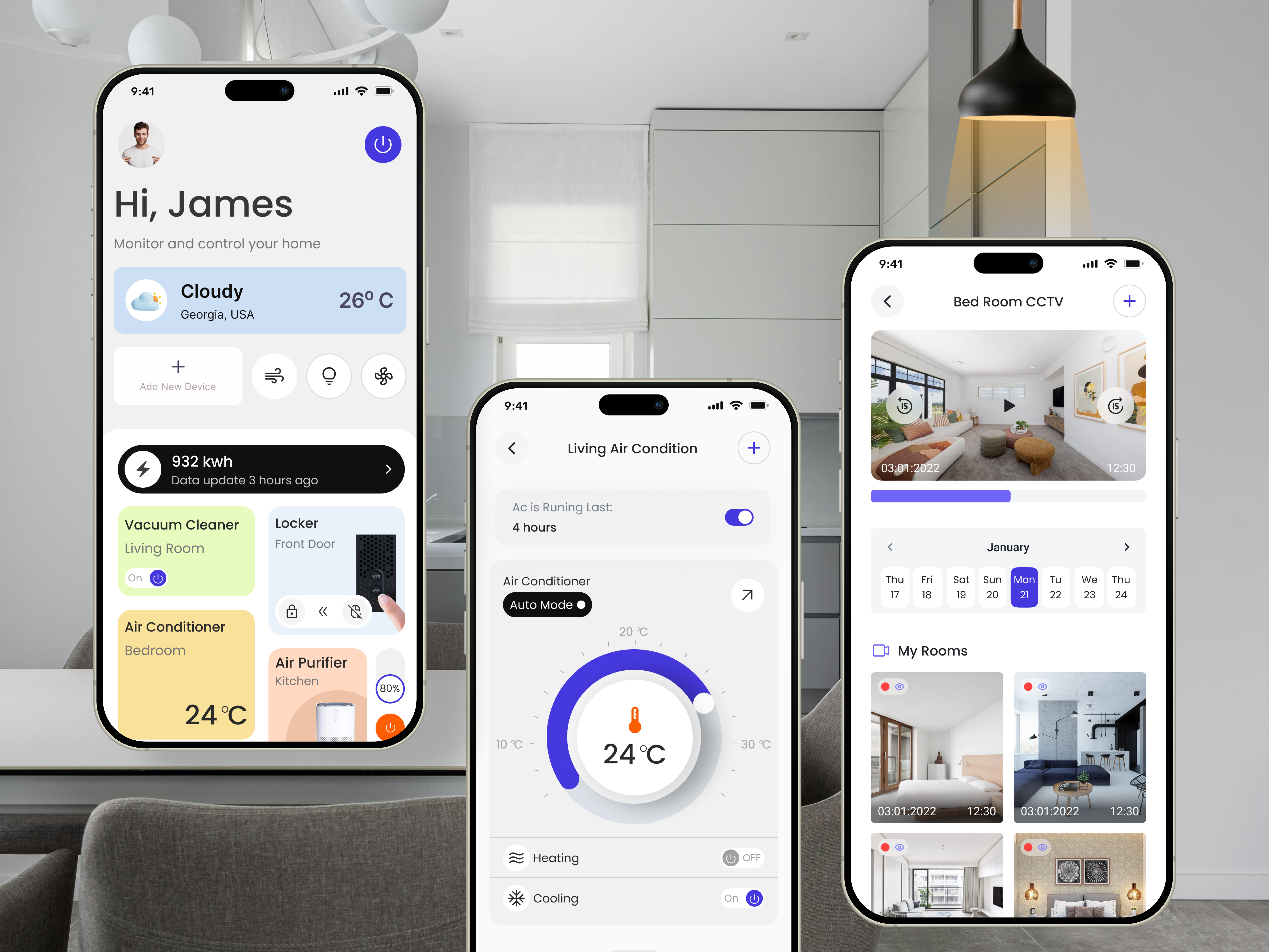 Smart Sync APP | UI Mobile App Design ai powered app home automation mobile app mobile design mobile ui design remote control settings smart app smart device smart home smart home app smart home application smart house