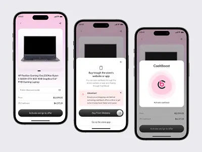 Deal Activation UI ~ E-Commerce App app design appflow appinterface cashback cashbackapp cleanui ecommerce app ecommerceui fintechui minimaldesign mobile app offerscreen productpage shoppingapp uiux userinterface uxdesign