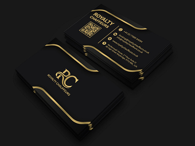 Corporate Business Card Design black and gold design branding business card business card design card design card template chauffeur service card creative business card design elegant business card graphic design illustration luxury business card minimalist business card modern luxury branding premium business card professional print design stylish professional card template vector