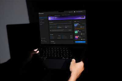 TokensFarm - Web3 DeFi Platform app bitcoin branding crypto defi graphic design layout logo ui visual identity web design web3