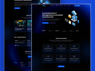 Cybersecurity Website cloud cyber security cybersecurity data analytics data security devops company elon hacker interface inu landing page network security platform privacy saas server ui ux web3 webdesign website