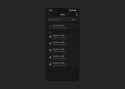 Send Crypto.