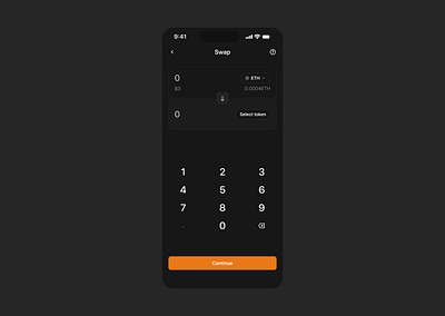 Swap Screen. design fintech ui ui design ux ux design