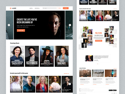 Influencers - Storefront clean design graphic design homepage influencer landing page minimal storefront ui ui design ux web ui webpage